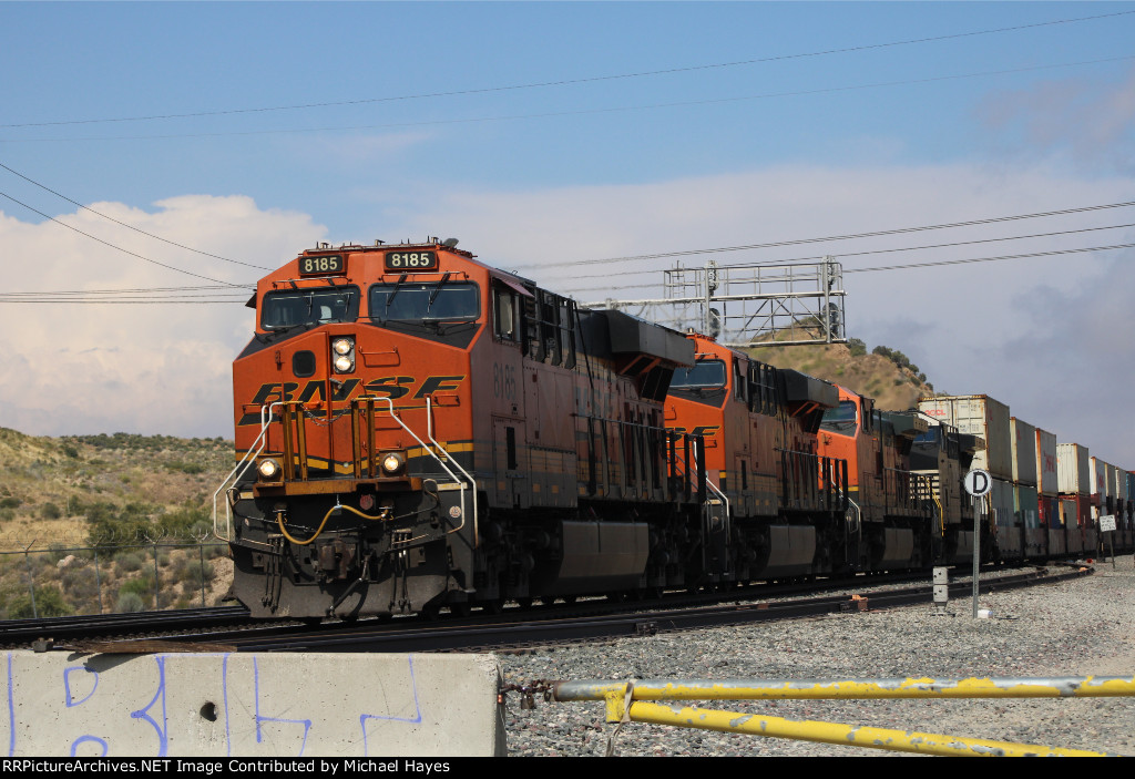 BNSF Intermodal Train at Cajon Summit